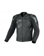 Geacă moto sport din piele MACNA Ignite - Negru | 1667588101