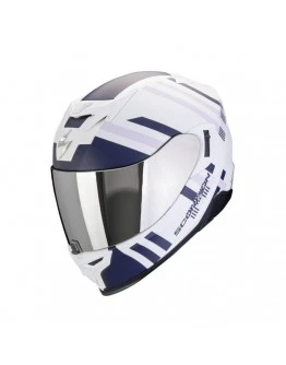 Casca integrala SCORPION EXO-520 EVO AIR BANSHEE - Alb mat/Albastru,Violet