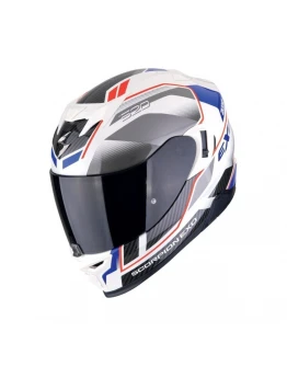 Casca integrala Scorpion EXO-520 EVO AIR Lena - Alb/Albastru/Rosu