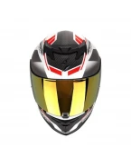 Casca integrala Scorpion EXO-520 EVO AIR Lena - Alb mat/Argintiu/Rosu | 172-499-310