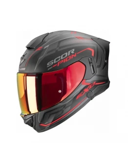 Cască integrală SCORPION EXO-530 AIR SLOPE - Negru mat/Rosu