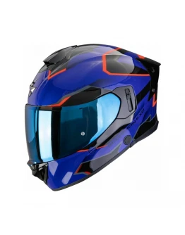 Cască integrală SCORPION EXO-530 AIR CLIP - Albastru/Negru