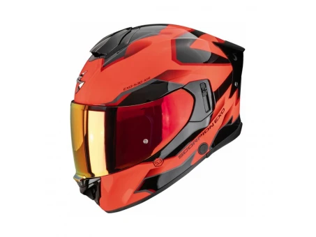 Cască integrală SCORPION EXO-530 AIR CLIP - Rosu/Negru | 173-531-384
