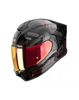 Cască moto integrală SCORPION EXO-530 Air Fond - Negru/Rosu