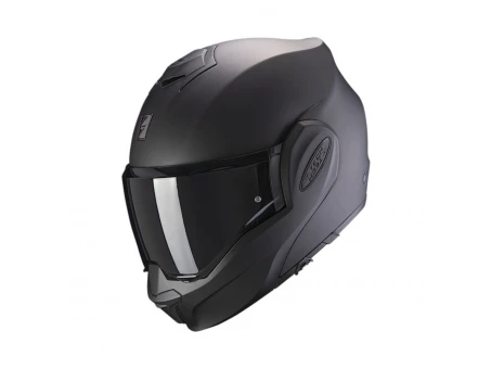 Casca modulara flip-back SCORPION EXO-TECH EVO SOLID - Negru mat