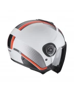 Casca open face/jet SCORPION EXO CITY II VEL - Gri mat/Rosu | 183-460-318