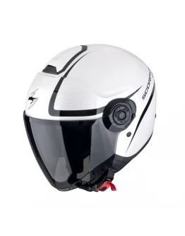 Cască open face Scorpion EXO-City II Intercity -  Alb/Negru
