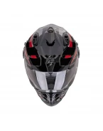 Cască enduro / adventure SCORPION ADF-9000 Air Feat - Negru/Argintiu/Rosu | 184-472-163