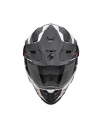 Casca enduro/adventure SCORPION ADF-9000 AIR FEAT - Alb mat/Negru/Rosu