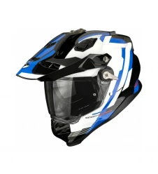 Cască adventure Scorpion EXO ADF-9000 Air Patrol - Negru/Albastru/Alb