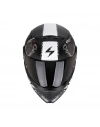 Cască integrală SCORPION COVERT FX SKULLZ - Negru mat/Gri/Auriu | 186-502-366