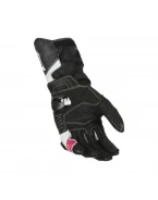 Manusi femei de piele sport MACNA PROTEGO - Negru/Alb/Roz | 1906287126