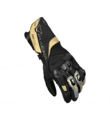 Manusi femei de piele sport MACNA PROTEGO - Negru/Auriu
