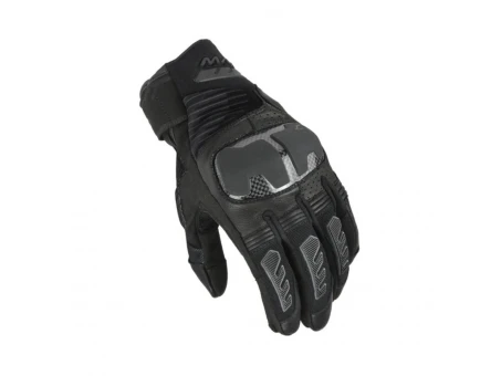 Mănuși moto de vară din piele MACNA RIME 2.0 - Negru | 1906334101