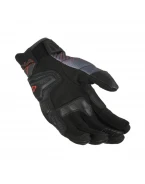 Mănuși moto de vară din piele MACNA RIME 2.0 - Negru/Rosu | 1906334130