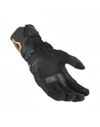 Mănuși din piele de vară MACNA TEMPO 2.0 - Negru/Portocaliu | 1906335133