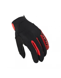 Manusi Moto din Piele MACNA OBTAIN LEATHER - Negru/Rosu