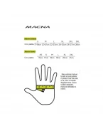 Manusi Moto din Piele MACNA OBTAIN LEATHER - Negru/Galben fluo | 1906364170