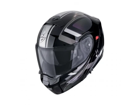 Cască flip-up Scorpion EXO-930 EVO - Negru cameleon | 194-501-38