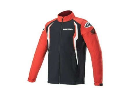 Geaca softshell Alpinestars Honda - Negru/Alb/Rosu | 1H20-11440/3010