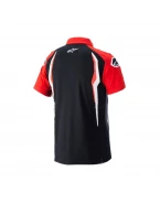 Tricou polo Alpinestars Honda - Negru/Alb/Rosu | 1H20-41220/3010