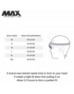 Casca open face (demi-jet) Max Helmets model DJ06 LS 7.9 - Gri mat (GTS) – 100% MADE IN ITALY