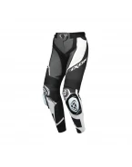 Pantaloni motofemei piele Racing Ixon vara Vortex 3 LS - Negru/Gri/Alb | 2002020041124