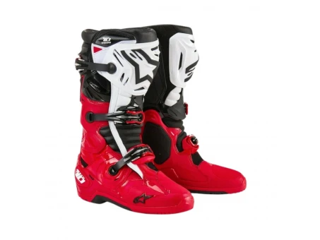 Cizme motocross-enduro Alpinestars Tech 10 Enduro - Rosu/Negru/Alb | 2010025/3016