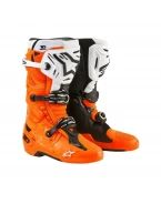 Cizme motocross-enduro Alpinestars Tech 10 Enduro - Portocaliu fluo/Negru/Alb | 2010025/4512