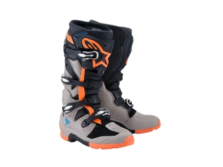 Cizme cross-enduro Alpinestars Tech 7 Enduro 2026 - Negru/Gri/Portocaliu fluo | 2010426/1562
