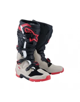 Cizme cross-enduro Alpinestars Tech 7 Enduro 2026 - Negru/Gri/Rosu