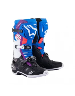Cizme cross-enduro Alpinestars Tech 10 Supervented - Albastru/Negru/Alb