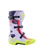 Cizme cross-enduro Alpinestars Tech 10 Supervented - Mov/Galben fluo/Roz | 2010520/3150