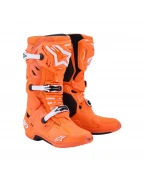 Cizme cross-enduro Alpinestars Tech 10 Supervented - Portocaliu fluo/Negru/Alb | 2010520/4512