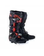 Cizme cross-enduro ALPINESTARS Tech 7 Enduro Drystar® 2026 - Negru/Rosu fluo/Alb | 2010526/1321
