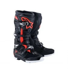 Cizme cross-enduro ALPINESTARS Tech 7 Enduro Drystar® 2026 - Negru/Rosu fluo/Alb