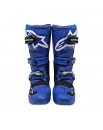 Cizme cross-enduro copii ALPINESTARS TECH 7S YAMAHA - Albastru/Negru/Alb | 2010926/712