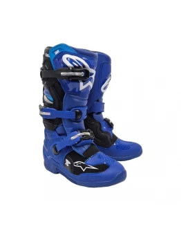 Cizme cross-enduro copii ALPINESTARS TECH 7S YAMAHA - Albastru/Negru/Alb