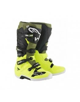 Cizme cross-enduro ALPINESTARS TECH 7 BOOT - Negru,Galben