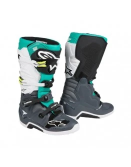 Cizme cross-enduro ALPINESTARS TECH 7 BOOT - Negru,alb,Turcoaz