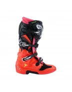 Cizme cross-enduro Alpinestars Tech 7 2025 - Negru/Rosu fluo/Roz fluo | 2012025/1576