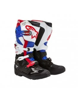 Cizme cross-enduro Alpinestars HONDA TECH 7 ENDURO DRYSTAR -Negru,alb,Albastru,Rosu