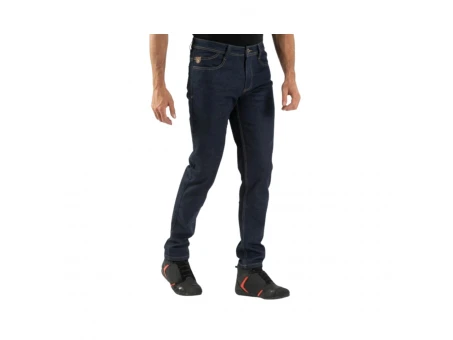 Blugi (jeans) moto barbati Ixon model Kevin - albastru inchis (Cordura® Denim)