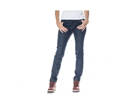 Blugi moto femei Ixon Maddie Dark raw Slim Fit - Albastru | 2041020093031