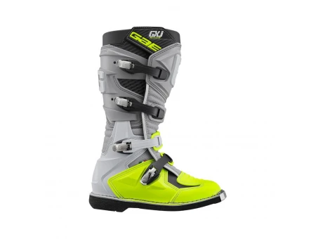 Cizme Copii Cross/Enduro Gaerne GX-J Junior/Kid - Gri/Galben fluor