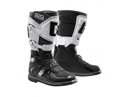 Cizme cross-enduro Gaerne GX1 Goodyear - Negru/Alb/Gri | 2192-031