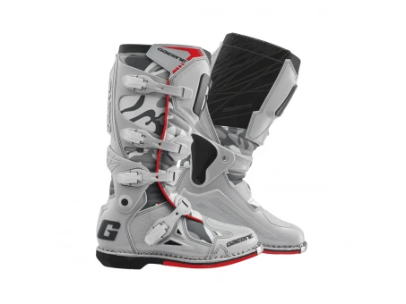 Cizme cross-enduro Gaerne Fastback Endurance - Gri/Negru/Rosu | 2196-014