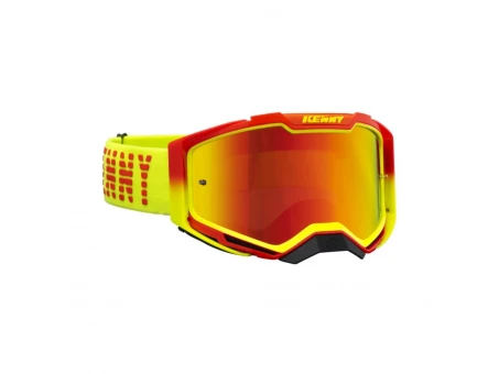 Ochelari Cross/Enduro Kenny Racing Model Ventury - Rosu/Galben fluo