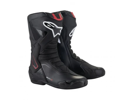 Cizme Moto Sport/Touring ALPINESTARS SMX-6 V3 - Negru/Rosu/Alb | 2223025/123