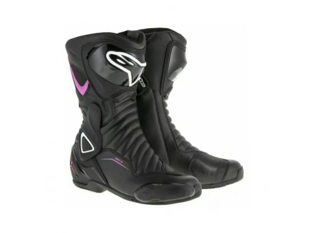 Cizme sport/touring ALPINESTARS SMX-6 STELLA V2 - Negru/Roz